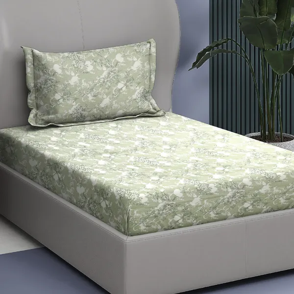 Green_181_Tc_Poly_Cotton_Single_Soft_&_Breathable_Bedding_With_Durable_Bedsheet_With_Pillow_Covers