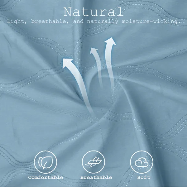 Blue_Micro_Satin_Twill_180_Tc_Double_Floral_Blossom_Print_Soft_Fade_Resistant_Microfiber_Fabric_Textured_Bedsheet_With_Pillow_Covers