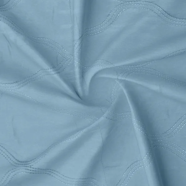 Blue_Micro_Satin_Twill_180_Tc_Double_Floral_Blossom_Print_Soft_Fade_Resistant_Microfiber_Fabric_Textured_Bedsheet_With_Pillow_Covers