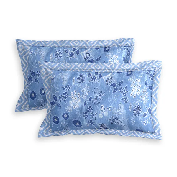 Blue_Cotton_Rich_Bedsheet_With_Pillow_Covers_|_180_Tc