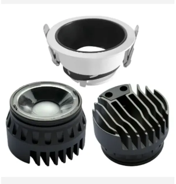 Aluminum_Heat_Sink_LED_Downlight_Fixture_with_Trim