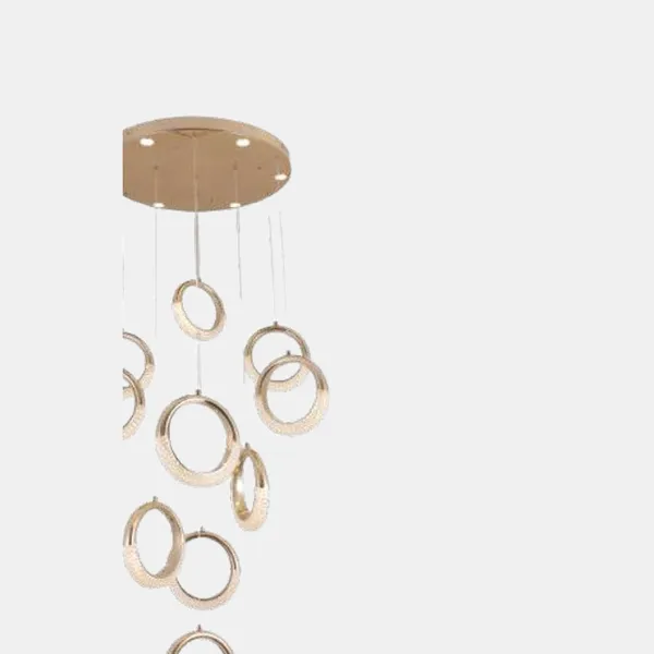 Led_Gold_Clear_Double_Height_Chandelier_Default_Title