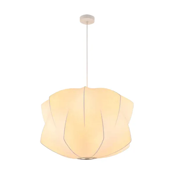 White_Original_Silk_Cloth_Shade_Hanging_Lights_Default_Title