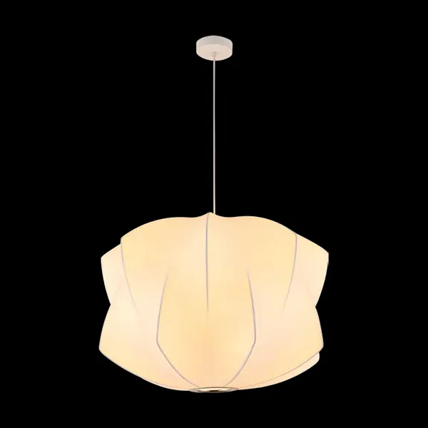 White_Original_Silk_Cloth_Shade_Hanging_Lights_Default_Title