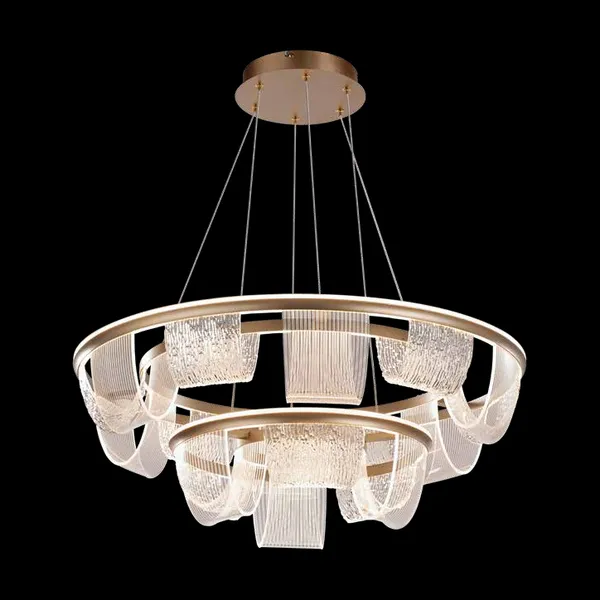 Gold_Clear_Led_Chandelier_Default_Title