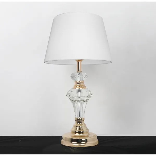 Antique_Brownass_Metal_FaBrownic_Shade_Modern_Table_Lamp_Default_Title