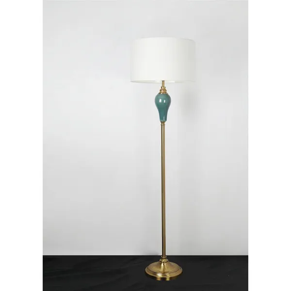 Antique_Brownass_Ceramic_Metal_FaBrownic_Shade_Modern_Floor_Lamp_Default_Title