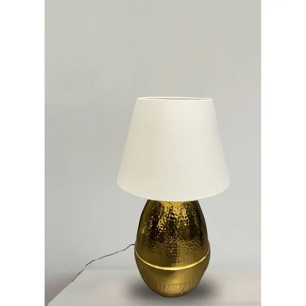 Antique_Brownass_Metal_FaBrownic_Shade_Modern_Table_Lamp_Default_Title