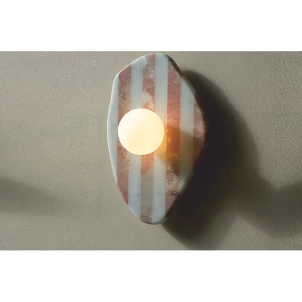 Rd_Black_Metal_Red_Marble_Glass_Marble_Wall_Light_Default_Title