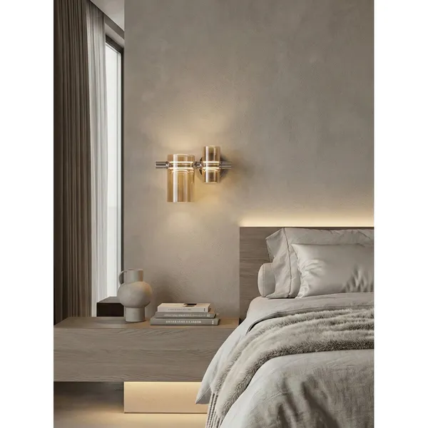 Chrome_Metal_Glass_Modern_Wall_Light_Default_Title