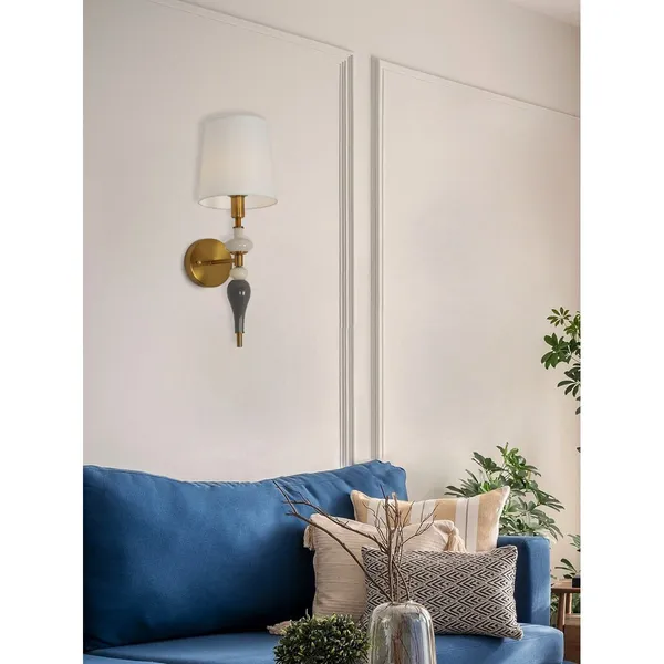 Antique_Brownass_Metal_Ceramic_FaBrownic_Shade_Modern_Wall_Light_Default_Title