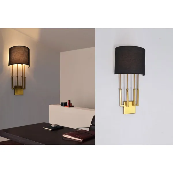 Antique_Brownass_Metal_FaBrownic_Shade_Modern_Wall_Light_Default_Title