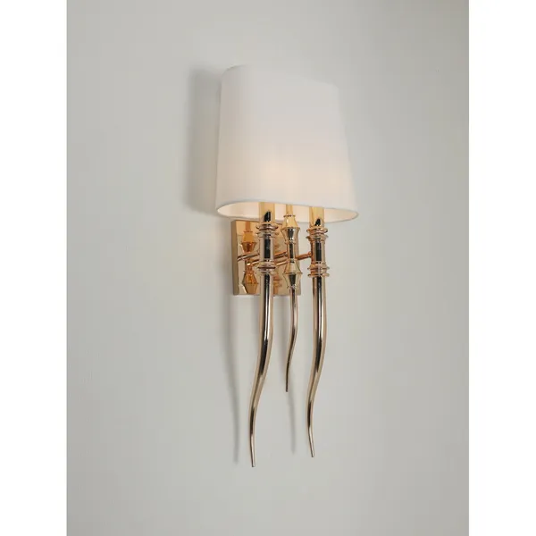 French_Gold_Metal_FaBrownic_Shade_Modern_Wall_Light_Default_Title