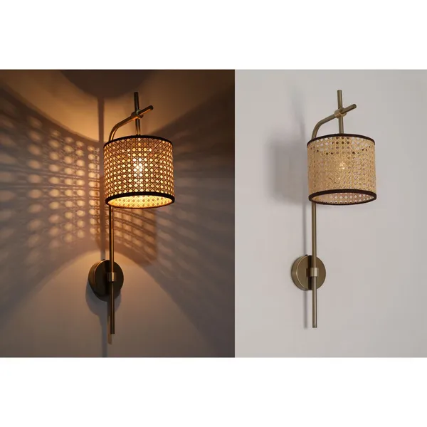 Antique_Brownass_Metal_Rattan_Cane_Wooden_Wall_Light_Default_Title