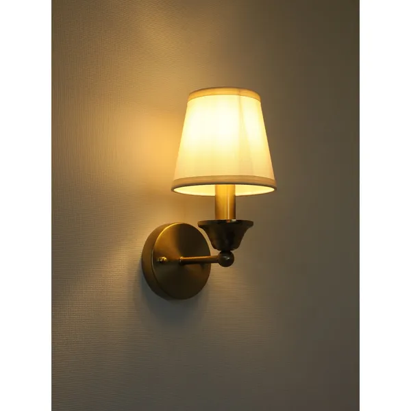 Antique_Brownass_Metal_FaBrownic_Shade_Modern_Wall_Light_Default_Title