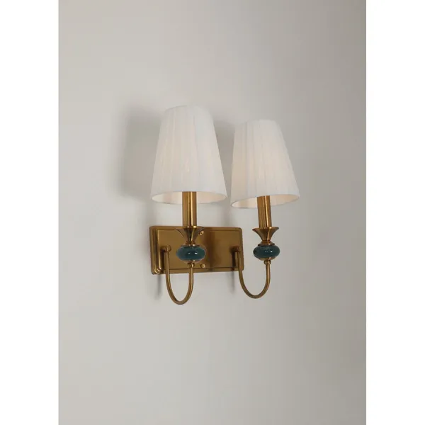 Antique_Brownass_Metal_FaBrownic_Shade_Marble_Wall_Light_Default_Title