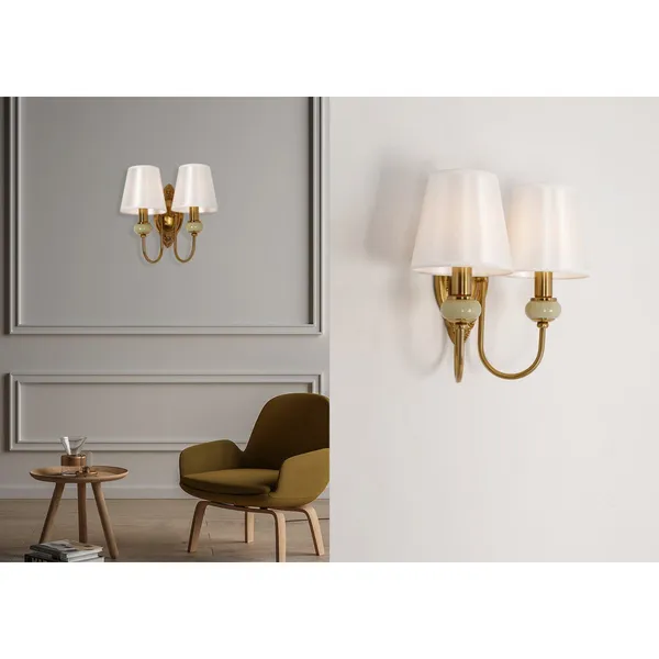 Antique_Brownass_Metal_FaBrownic_Shade_Marble_Wall_Light_Default_Title