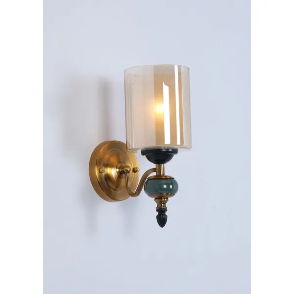 Antique_Brownass_Metal_Glass_Stone_Modern_Wall_Light_Default_Title