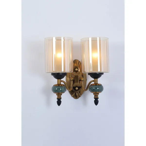 Antique_Brownass_Metal_Glass_Stone_Modern_Wall_Light_Default_Title