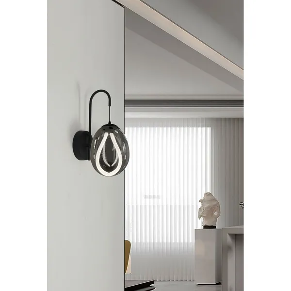 Black_Metal_Glass_Silicon_Modern_Wall_Light_Default_Title