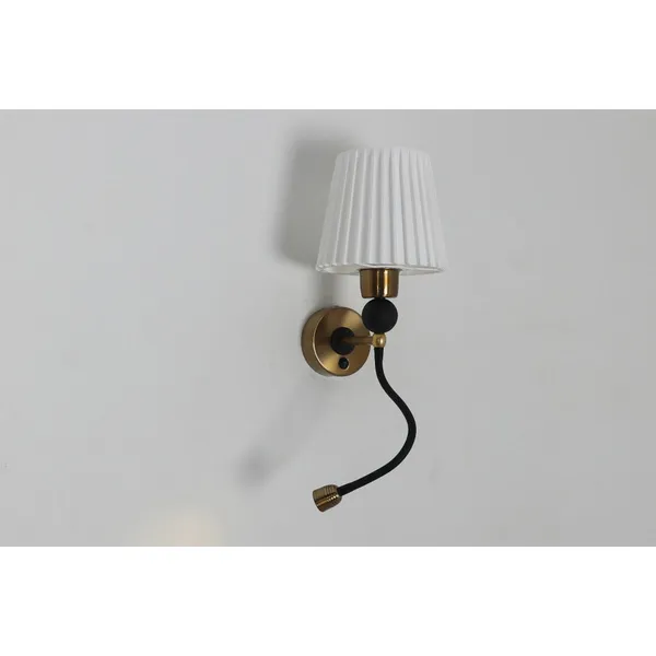 Antique_Brownass_Black_Metal_FaBrownic_Shade_Modern_Wall_Light_Default_Title