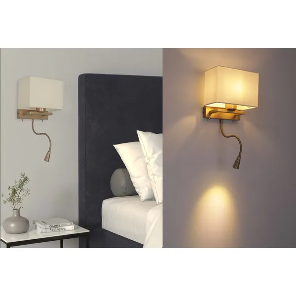 Antique_Brownass_Metal_FaBrownic_Shade_Modern_Wall_Light_Default_Title