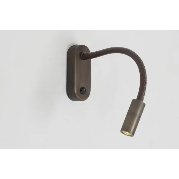 Brownushed_Brownonze_Metal_Leather_Modern_Wall_Light_Default_Title