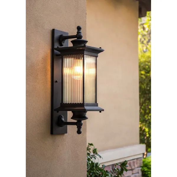 Black_Metal_Glass_Outdoor_Wall_Light_Default_Title