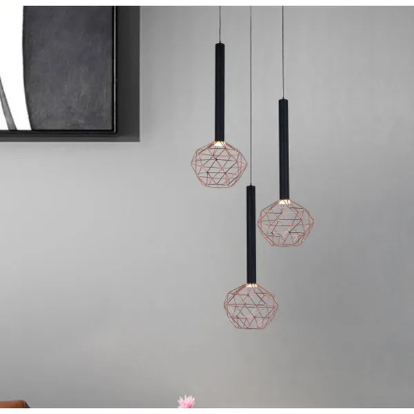 Black_Copper_Metal_Acrylic_Cluster_Hanging_Light_Default_Title