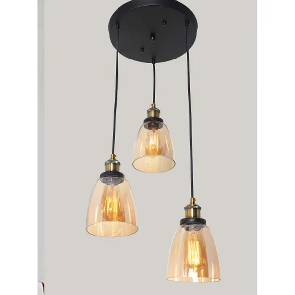 Antique_Brownass_Black_Metal_Glass_Cluster_Hanging_Light_Default_Title