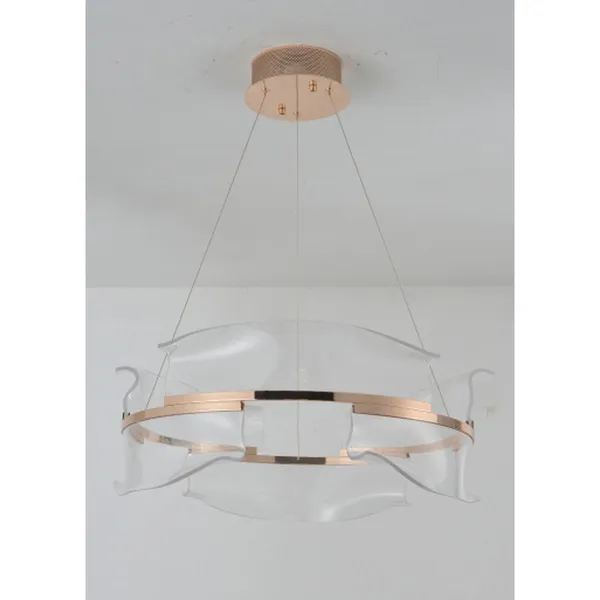 French_Gold_Metal_Acrylic_Cluster_Hanging_Light_Default_Title