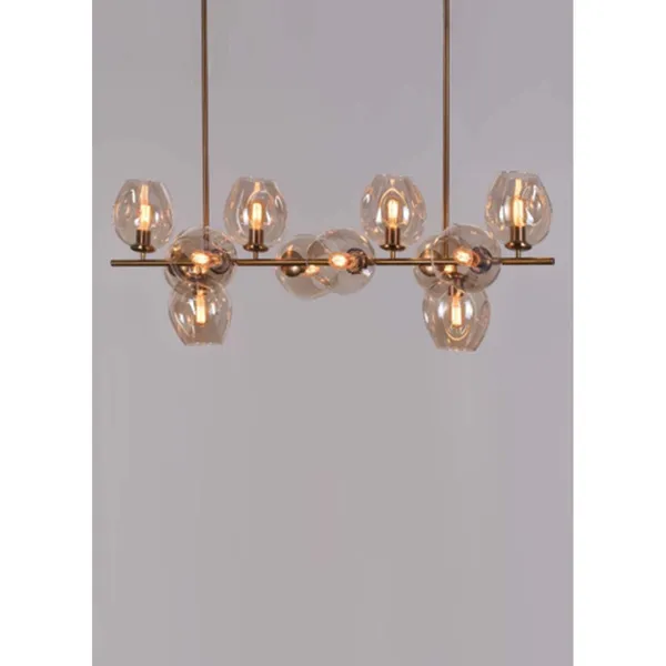 Antique_Brownass_Metal_Amber_Glass_Ball_Chandelier_Default_Title