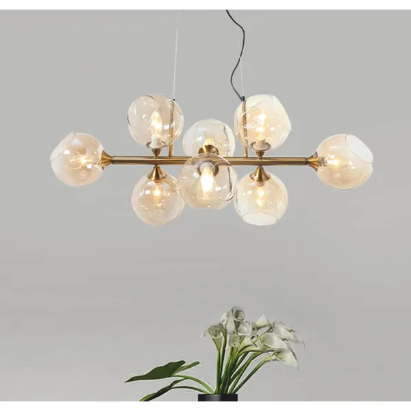 Amb_Antique_Brownass_Metal_Glass_Rectangular_Chandelier_Default_Title