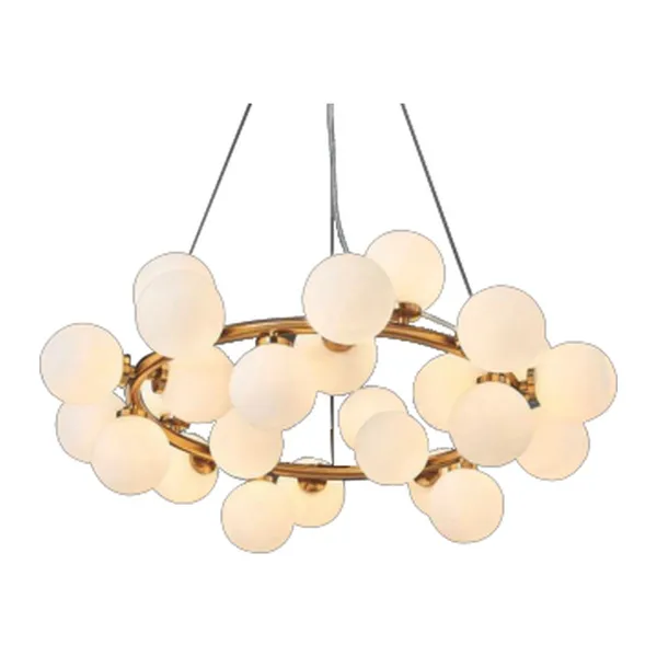 Antique_Brownass_Metal_Glass_Ball_Chandelier_Default_Title