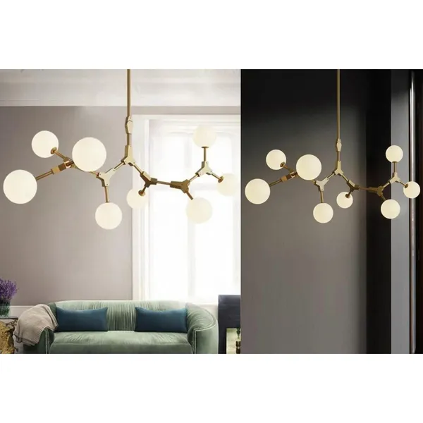 Antique_Brownass_Metal_Glass_Rectangular_Chandelier_Default_Title