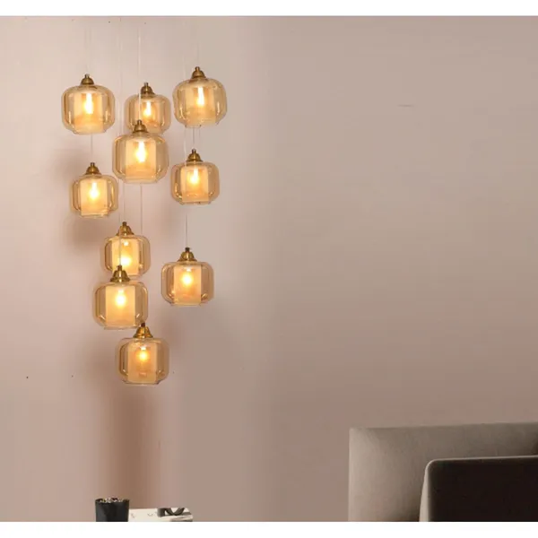 Antique_Brownass_Metal_Glass_Cluster_Hanging_Light_Default_Title