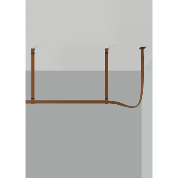 Brownown_Metal_Leather_Belt_Acrylic_Cluster_Hanging_Light_Default_Title