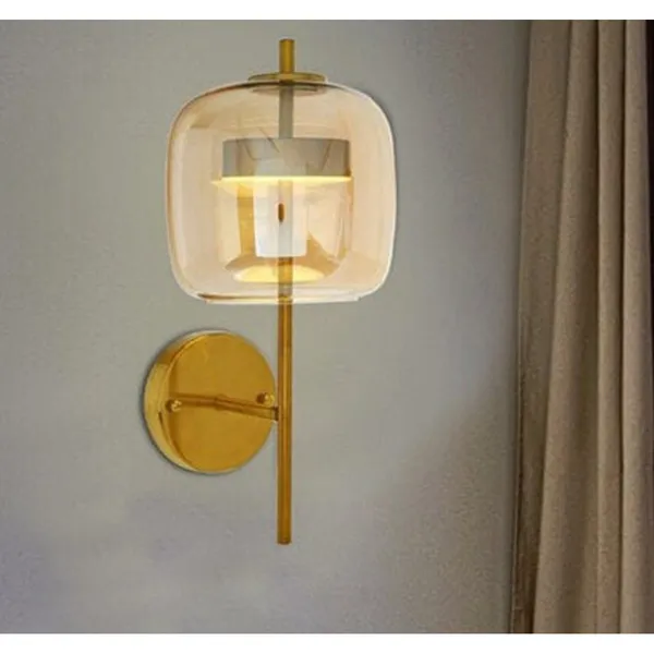 Antique_Brownass_Metal_Amber_Glass_Modern_Wall_Light_Default_Title