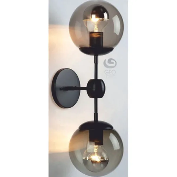 Black_Metal_Glass_Ball_Wall_Light_Default_Title