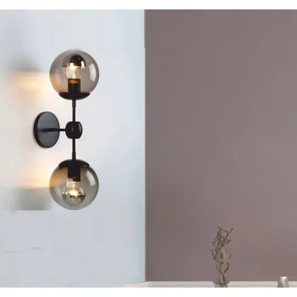 Black_Metal_Glass_Ball_Wall_Light_Default_Title