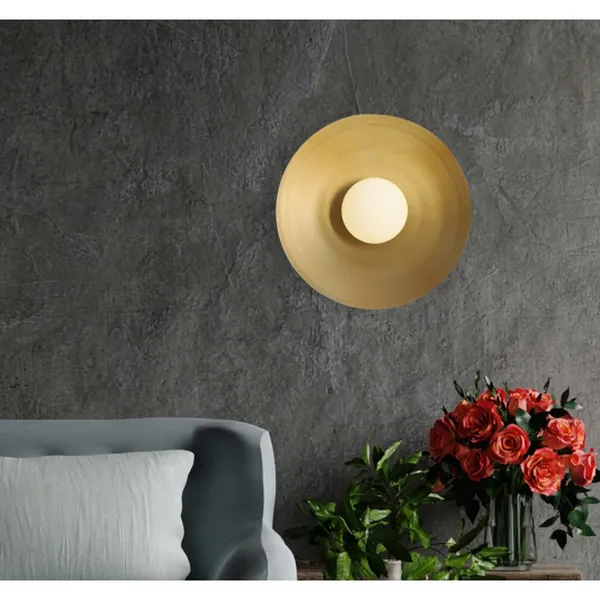 Brownushed_Brownass_Glass_Metal_Wall_Light_Default_Title