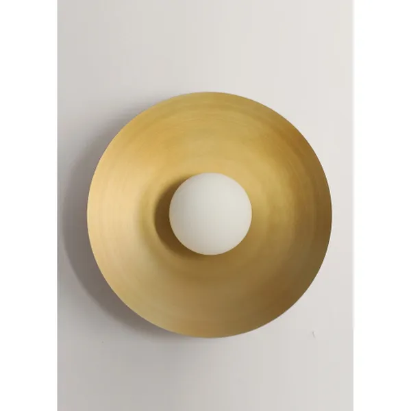 Brownushed_Brownass_Glass_Metal_Wall_Light_Default_Title