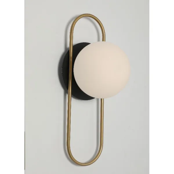 Black_Antique_Brownass_Metal_Glass_Ball_Wall_Light_Default_Title