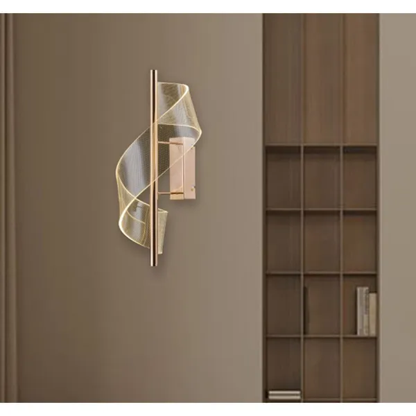 French_Gold_Metal_Acrylic_Led_Wall_Light_Default_Title