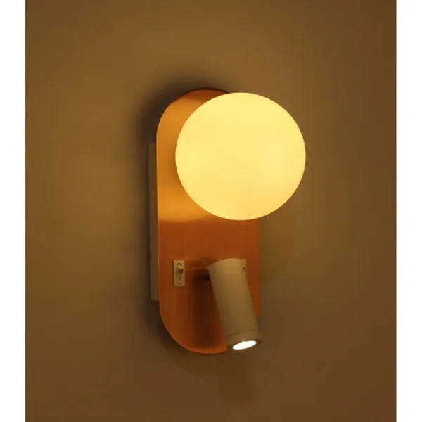 Antique_Copper_White_Metal_Glass_Bedside_Led_Reading_Wall_Light_Default_Title