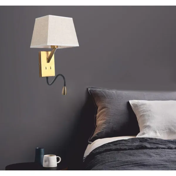 Gold_Black_Metal_FaBrownic_Shade_Flexible_Gooseneck_Wall_Light_Default_Title