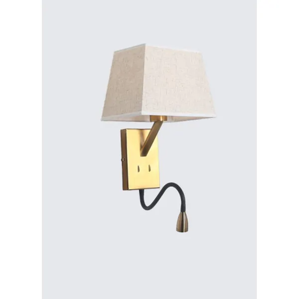 Gold_Black_Metal_FaBrownic_Shade_Flexible_Gooseneck_Wall_Light_Default_Title