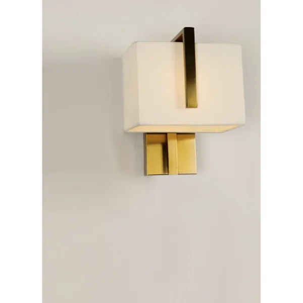 Antique_Brownass_Metal_FaBrownic_Shade_Led_Wall_Light_Default_Title
