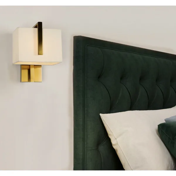 Antique_Brownass_Metal_FaBrownic_Shade_Led_Wall_Light_Default_Title