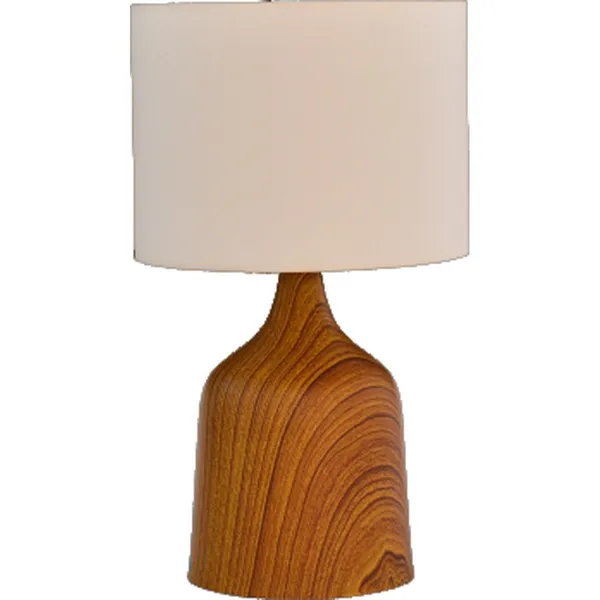 Light_Wood_Metal_FaBrownic_Shade_Cloth_Shading_Table_Lamp_Default_Title